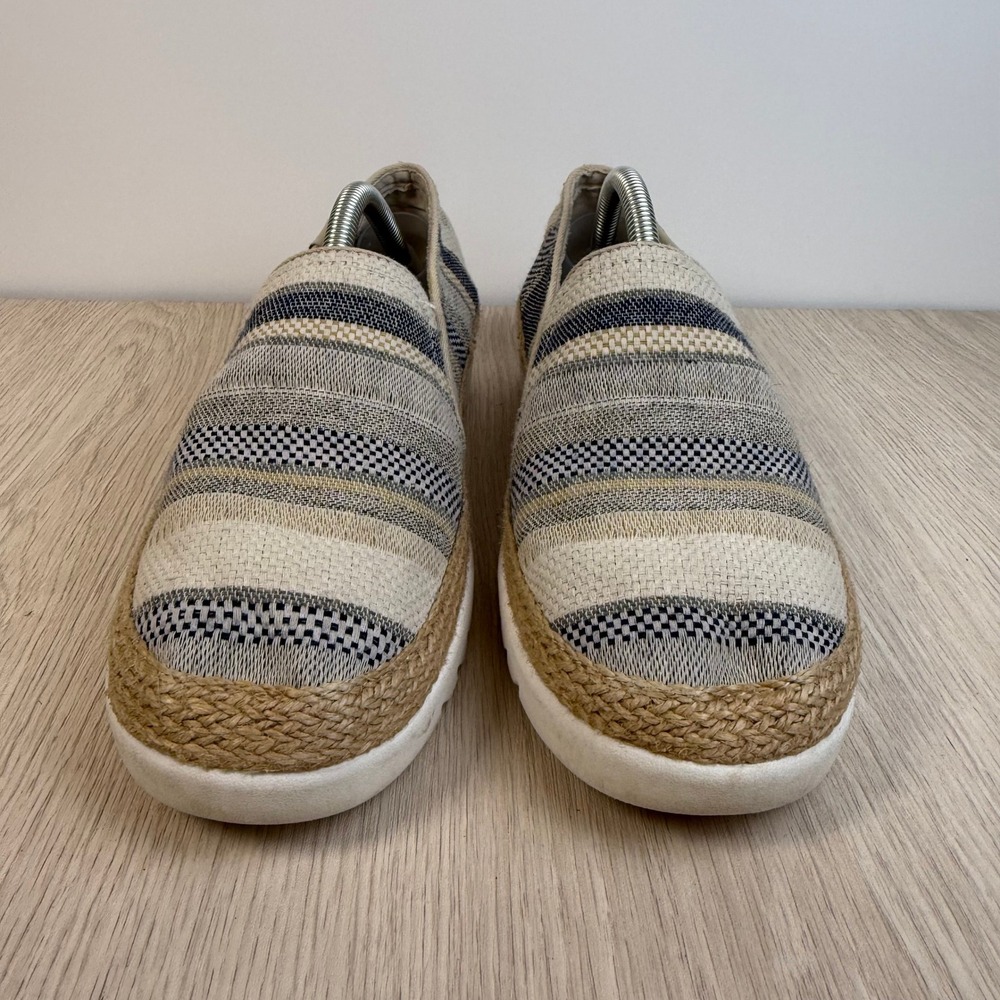 Skechers BOBS Women Striped Espadrille Slip On Platform Sneakers 114521 NVMT 7.5 - Picture 2 of 9